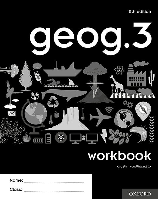 NEW geog.3 Workbook. Justin Wolliscroft (Oxford University Press España, S.A.) 9780198489931 Imagen principal del producto
