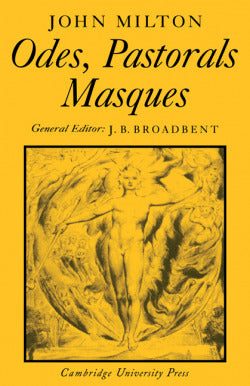 Milton Odes, Pastorals, Masques Pb (Cambridge) - 9780521204569