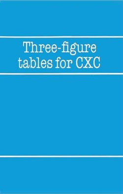 Smp Three Figure Tables For Cxc Pb (Cambridge) - 9780521314534