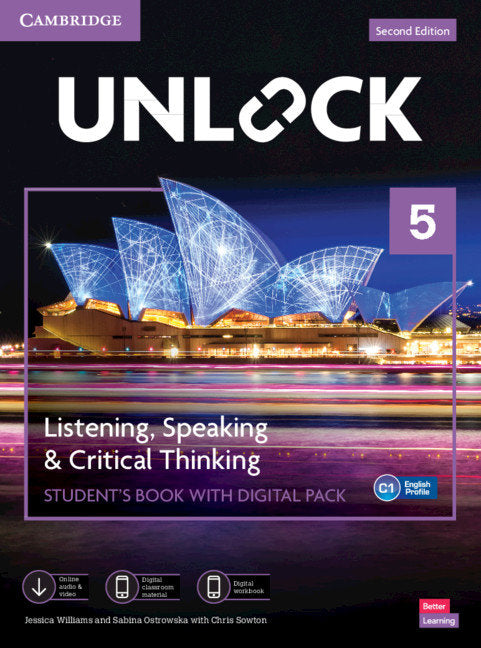 Unlock Level 5 Listening Speaking and Critical Thinking Stu (Cambridge) - 9781009031493