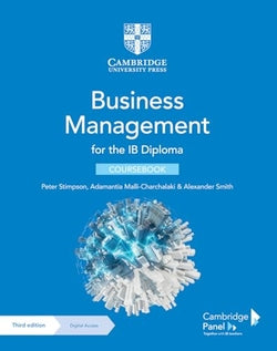 Business Management For The Ib Diploma Coursebook + Digital Access (2 Years). Aa. Vv. (Cambridge Education) 9781009053570