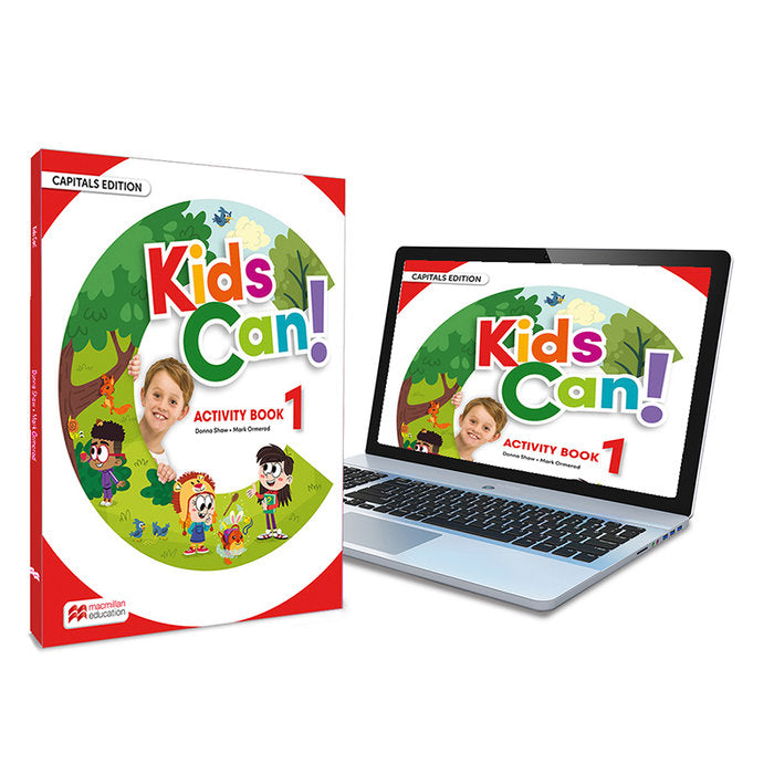 KIDS CAN 1oEP WB CAPITAL LETTERS:CUADERNO ACTIV | OMEROND, MARK / SHAW, DONNA | 9781035103492 (Macmillan) Imagen principal del producto