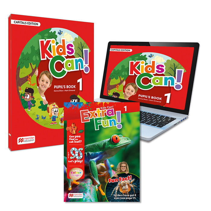 KIDS CAN 1oEP ST EXTRAFUN CAP LETTERS 22 | OMEROND, MARK / SHAW, DONNA | 9781035103515 (Macmillan) Imagen principal del producto