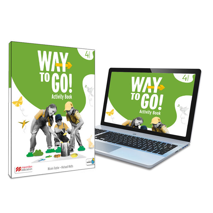 Way to Go! 4 Activity Book: Cuaderno de actividades impreso con acceso a la versión digital | Varios autores | 9781035105052 (Macmillan)