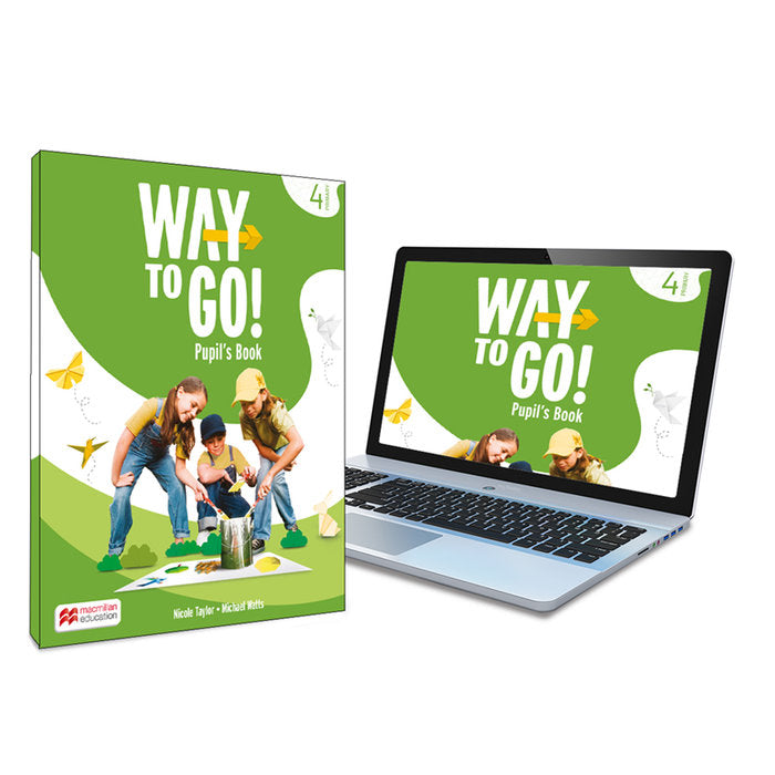 Way to Go! 4 Pupil's Book: libro de texto de inglés impreso con acceso a la versión digital | Varios autores | 9781035105083 (Macmillan)