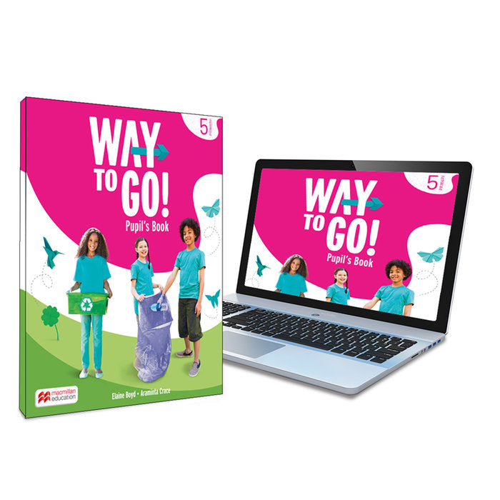 Way to Go! 5 Pupil's Book: libro de texto de inglés impreso con acceso a la versión digital | Varios autores | 9781035105205 (Macmillan)