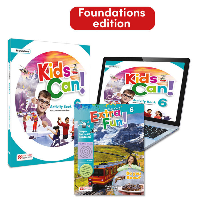 KIDS CAN! Foundations 6 Activity Book, ExtraFun & Pupil's App: con acceso a la versión digital | Varios autores | 9781035127412 (Macmillan) Imagen principal del producto