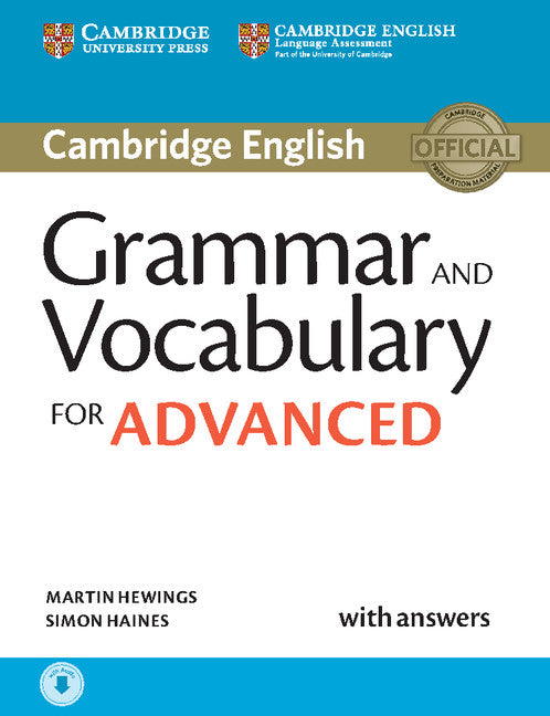 Grammar and Vocabulary for Advanced Book with Answers and Audio Imagen principal del producto