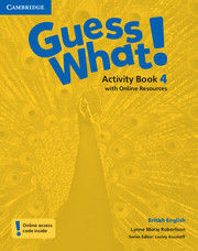 Guess What 4º EP WB Online Resources 16 CAMIN14EP (Cambridge) - 9781107545380