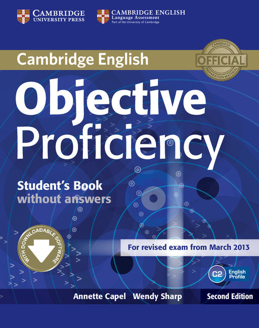 Objective Proficiency Student's Book without Answers with Downloadable Software. Capel, Annette (Cambridge University Press) 9781107611160 Imagen principal del producto