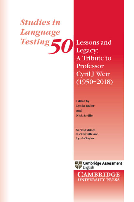 Lessons and Legacy: A Tribute to Professor Cyril J Weir (19502018)