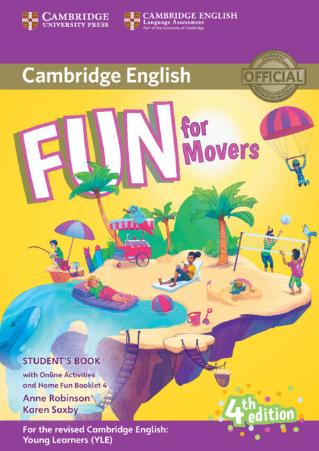Fun for Movers Student's Book with Online Activities with Audio and Home Fun Booklet 4. Aa. Vv. (Cambridge University Press) 9781316617533 Imagen principal del producto