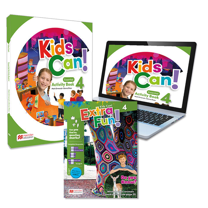 KIDS CAN! 4 Activity Book, ExtraFun & Pupil's App: versión digital | Varios autores | 9781380053206 (Macmillan) Imagen principal del producto