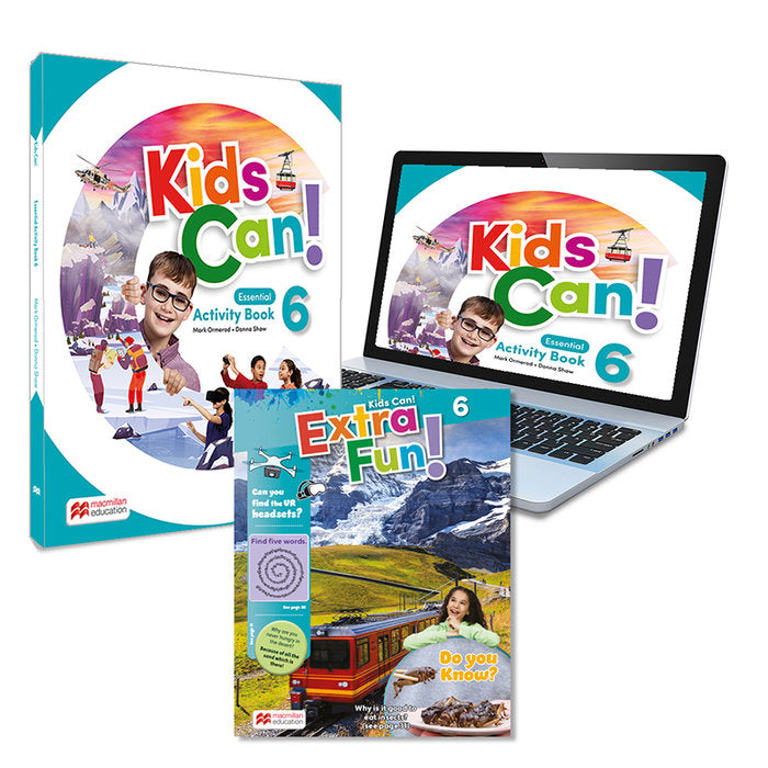 KIDS CAN! 6 Activity Book, ExtraFun & Pupil's App: cuaderno de actividades de refuerzo impreso | Varios autores | 9781380053756 (Macmillan) Imagen principal del producto