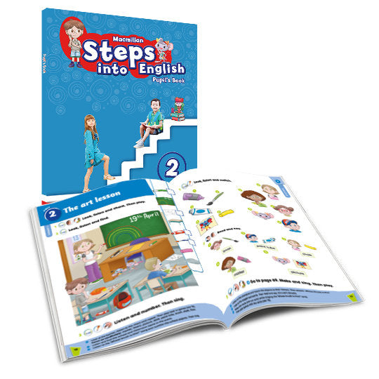 STEPS INTO ENG 2º de Primaria ST 20 MACMILLAN | AA,VV | 9781380055774 (Macmillan)