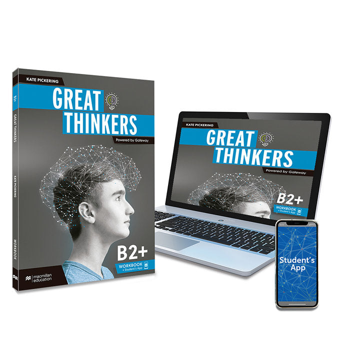 GREAT THINKERS B2+ Workbook y Student's App: cuaderno de actividades digital y impreso + app. Tenant, Adrian (Macmillan) 9781380063236 Imagen principal del producto