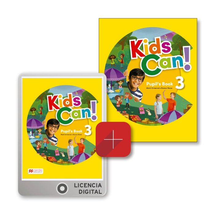 KIDS CAN! 3 Pupil's and Digital Pupil's | Varios autores | 9781380072863 (Macmillan) Imagen principal del producto