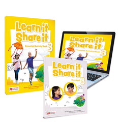 Learn it Share it 3 Activity Book: cuaderno de actividades de refuerzo &Sharebook impreso y digital | Varios autores | 9781380081544 (Macmillan)