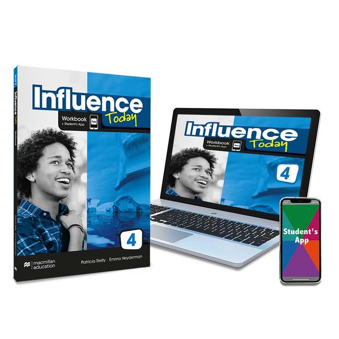 INFLUENCE TODAY 4 Workbook, Competence Evaluation Tracker y Student's App | Varios autores | 9781380086372 (MACMILLAN)