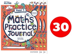 White Rose Maths Practice Journals Year 1 Workbooks - Pack Of 30. Aa. Vv. (Oxford University Press) 9781382044653