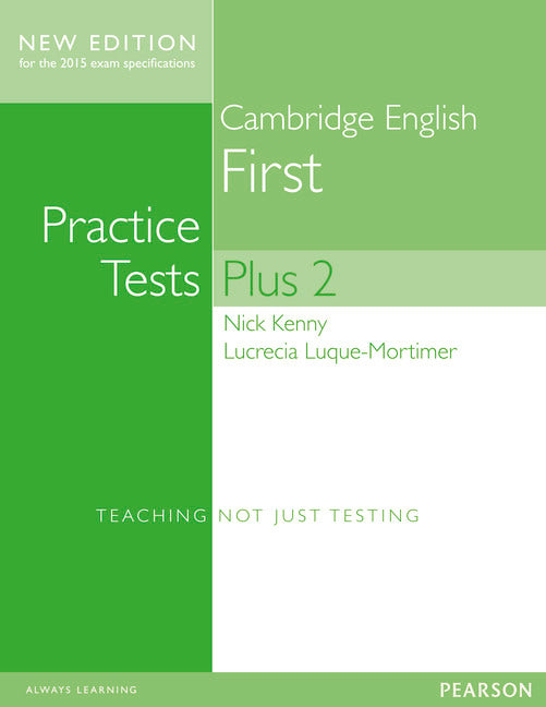 CAMBRIDGE FIRST VOLUME 2 PRACTICE TESTS PLUS NEW EDITION STUDENTS' BOOK Imagen principal del producto