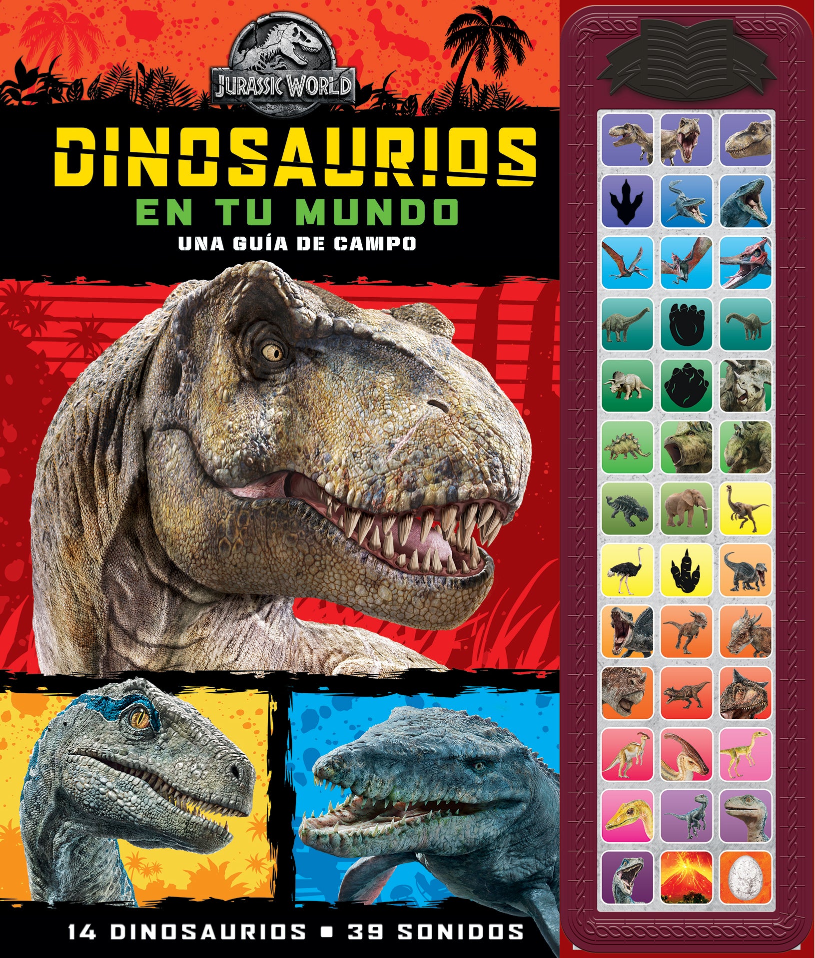 DINOSAURIOS EN TU MUNDO. TESORO DE CUENTOS CON SONIDO JURASSIC WORLD Imagen principal del producto