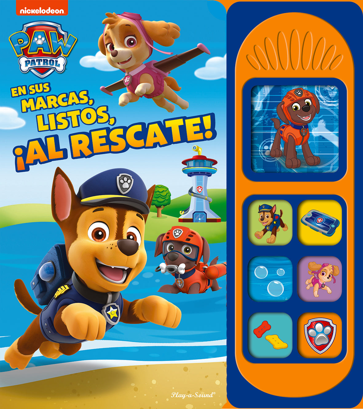 EN SUS MARCAS, LISTOS, ¡AL RESCATE!  7 BOTONES CON SONIDO PATRULLA CANINA LSB Imagen principal del producto