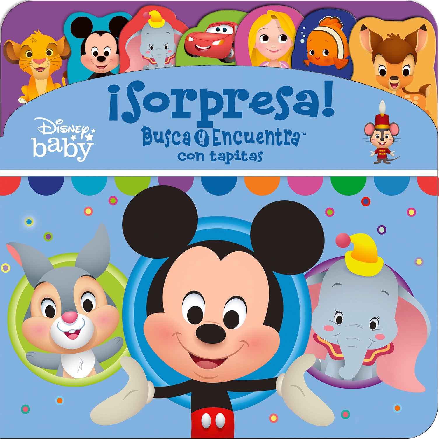 SORPRESA. BUSCA Y ENCUENTRA CON TAPITAS DISNEY BABY LAF LF Imagen principal del producto
