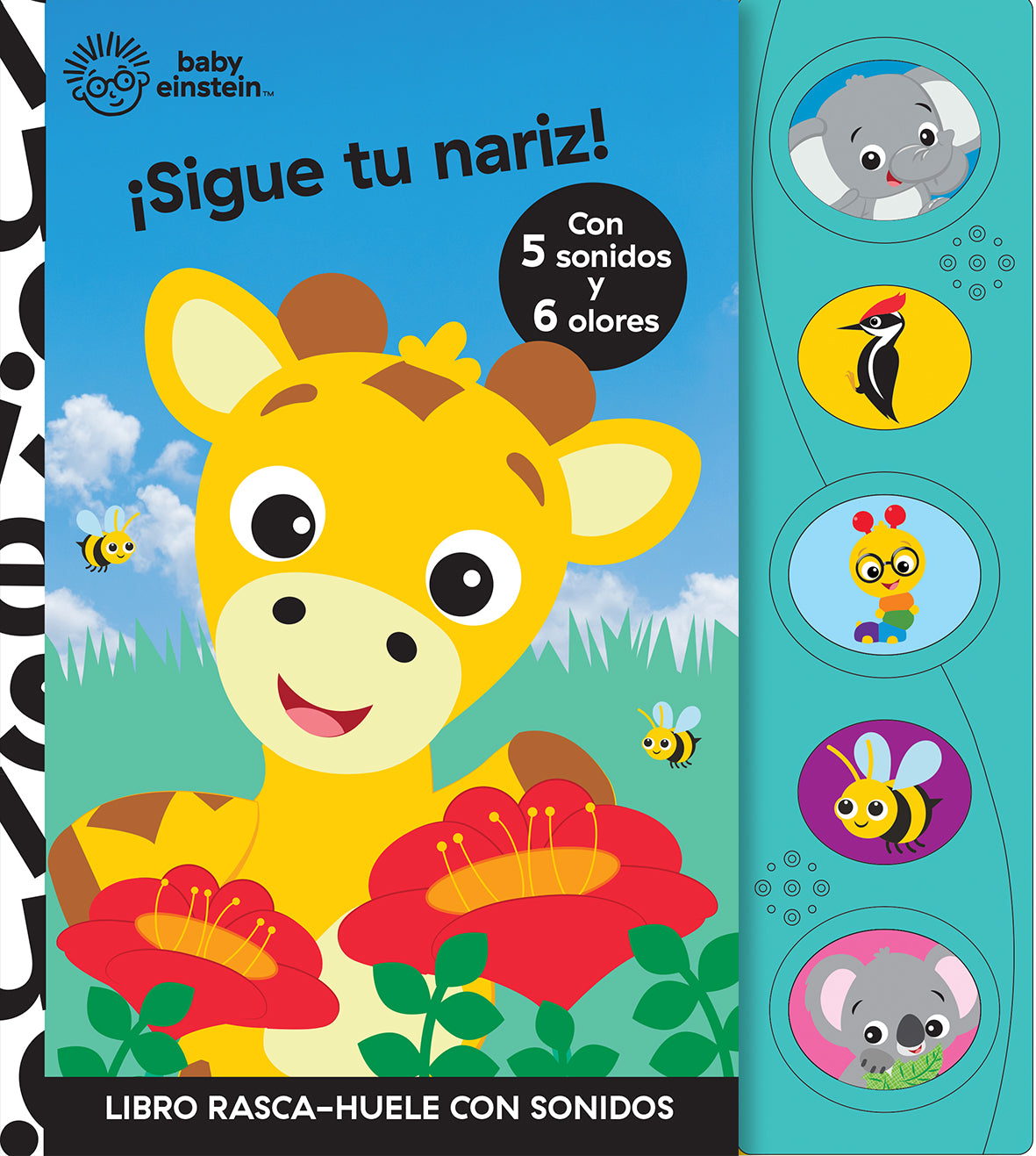 SIGUE TU NARIZ! LIBRO RASCA Y HUELE CON SONIDOS BABY EINSTEIN Imagen principal del producto