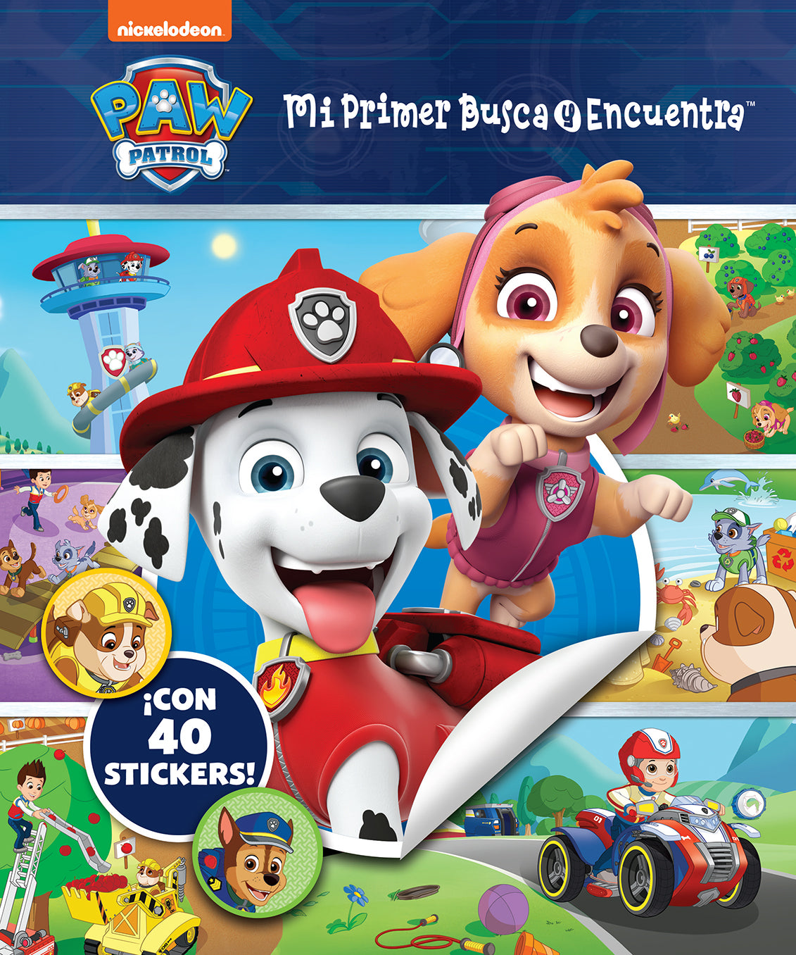 MI PRIMER BUSCA Y ENCUENTRA CON PEGATINAS PATRULLA CANINA Imagen principal del producto