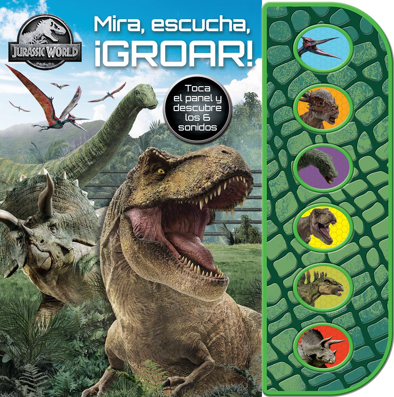 MIRA ESCUCHA ¡GROAR! JURASSIC WORLD.: TEXTURED SOUND PAD TSP Imagen principal del producto