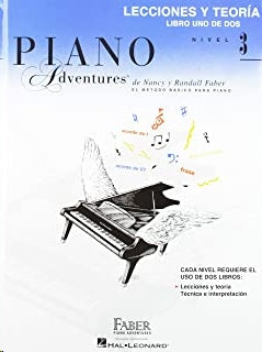 3.PIANO Adventures Libro 1 Lecciones y Teoria (Faber Piano Adventures) - 9781616776640