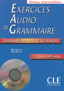 Exercices Audio de Grammaire (LIVRE+2CD).GRAM.PROGRESSIVE (Cle-anaya) - 9782090337280