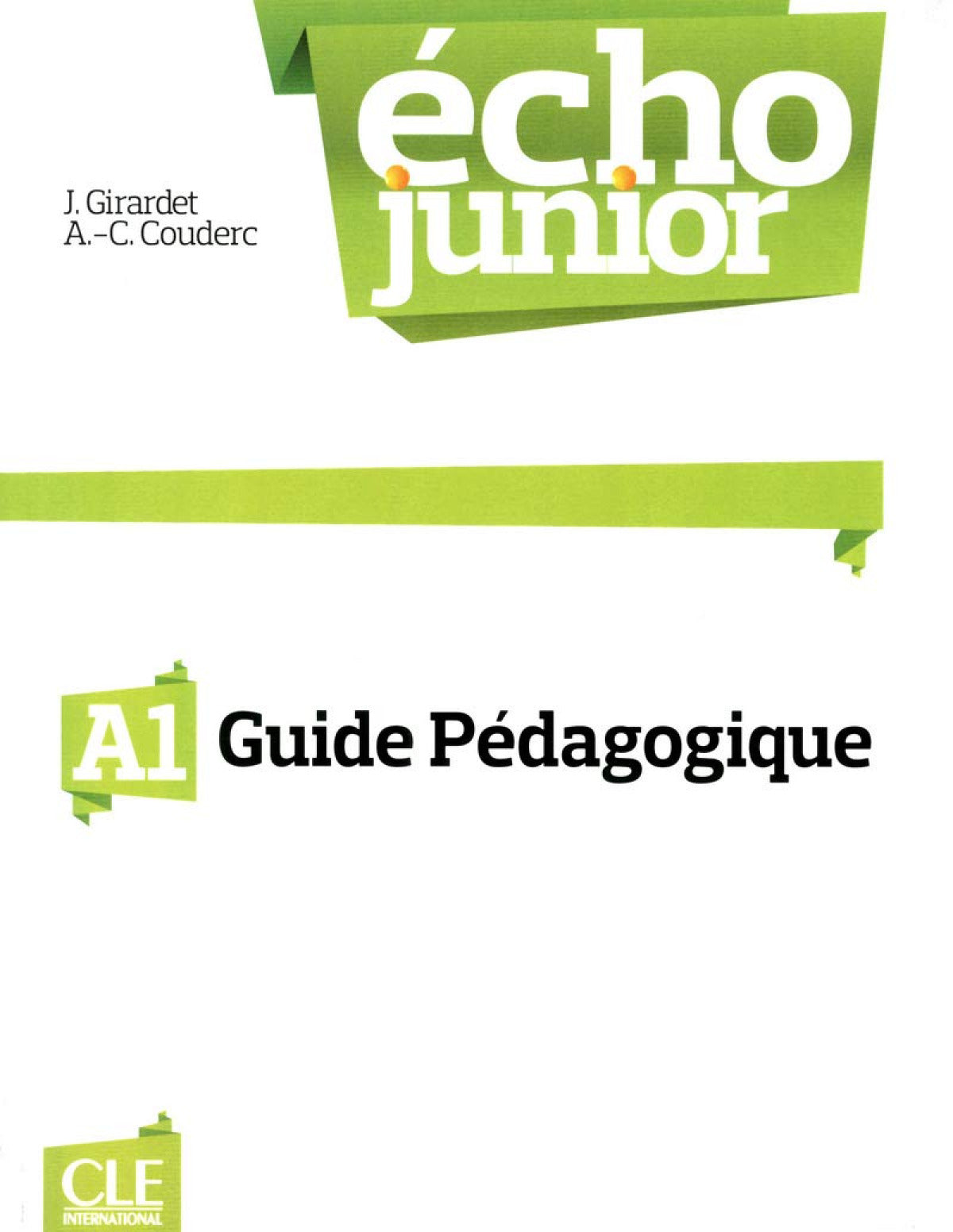 Echo Junior A1 - Guide Pé | CLE INTERNACION | 9782090387209