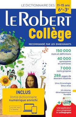 Dictionnaire Robert College Bi | LE ROBERT | 9782321019169