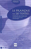 Le Francais Par Les Textes | PUG | 9782706118364