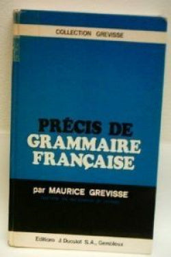 Precis Grammaire Francaise (Duculot) - 9782801109182