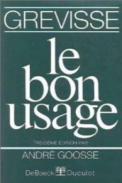 Le Bon Usage.cartone (Duculot) - 9782801110454