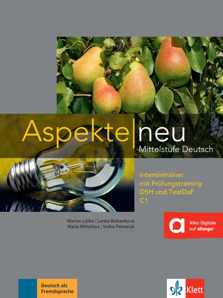 Aspekte neu c1 intensivtrainer. Aa. Vv. (Ernst Klett Sprachen GmbH) 9783126050418 Imagen principal del producto