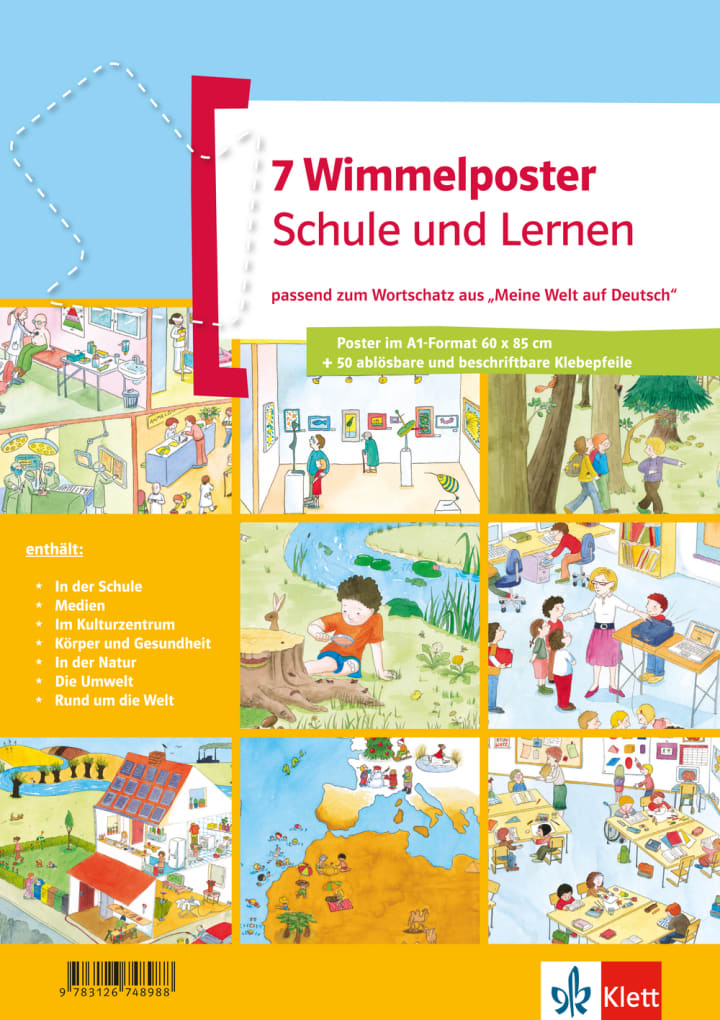 wimmelposter-set ''schule und lernen'' '. Aa. Vv. (Ernst Klett Sprachen GmbH) 9783126748988 Imagen principal del producto