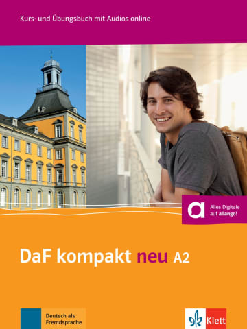 DaF kompakt neu a2, libro del alumno y libro de ejercicios. Aa. Vv. (Ernst Klett Sprachen GmbH) 9783126763141 Imagen principal del producto