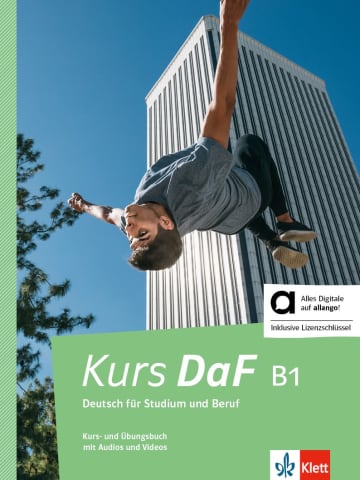 Kurs daf b1, libro del alumno y de ejercicios edicion hibrida allango. Aa. Vv. (Ernst Klett Sprachen GmbH) 9783126768429 Imagen principal del producto