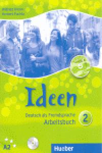 Ideen Arbeitsbuch+cd 2-A2 HUEAL0SD (Hueber Alemán) - 9783191018245
