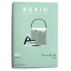 Vorschule Zahle & Buchstaben B1. Aa. Vv. (Cuad. Rubio) 9783944522135
