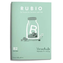 Vorschule Zahle & Buchstaben B2. Aa. Vv. (Cuad. Rubio) 9783944522142