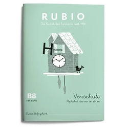 Vorschule Zahle & Buchstaben B8. Aa. Vv. (Cuad. Rubio) 9783944522203