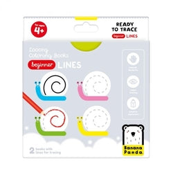 Libro para Trazar Banana Panda Reay To Trace para Niños