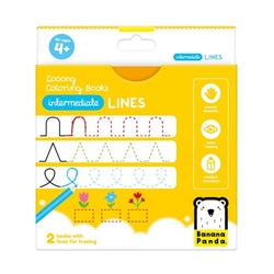 Libro para aprender a trazar líneas Banana Panda