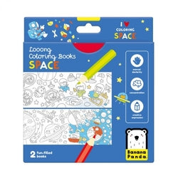 Libro para colorear Space Banana Panda