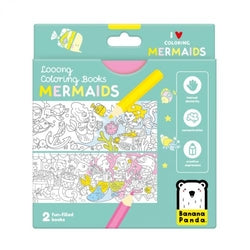 Libro para colorear sirenas Banana Panda I Love Coloring